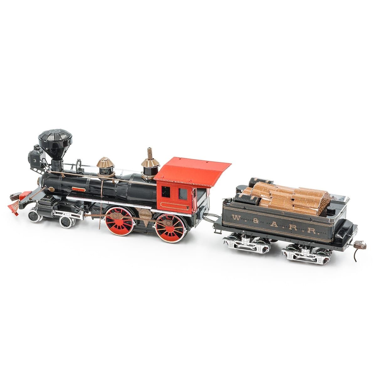  Mô Hình Kim Loại Lắp Ráp 3D Metal Head Wild West Xe Lửa 4-4-0 Locomotive – MP948 