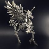  Mô Hình Kim Loại Lắp Ráp 3D Steel Warcraft Ngựa Một Sừng Lớn (Big Unicorn) – SW037 