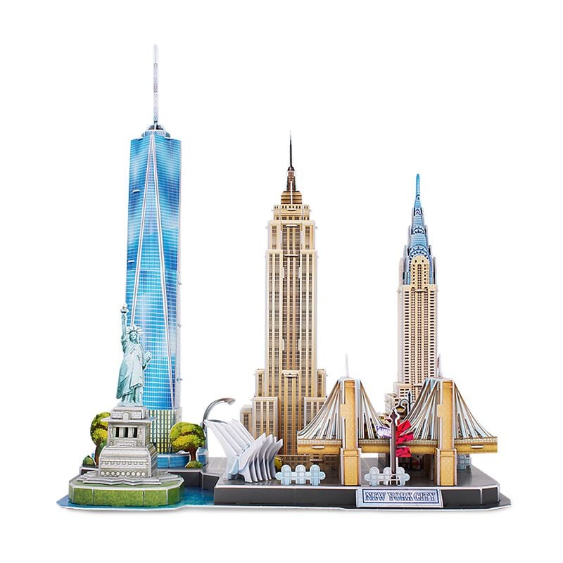  Mô Hình Giấy 3D Lắp Ráp CubicFun New York Cityline MC255h (123 mảnh) - PP030 