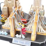  Mô Hình Giấy 3D Lắp Ráp CubicFun New York Cityline (123 mảnh) MC255h - PP030 