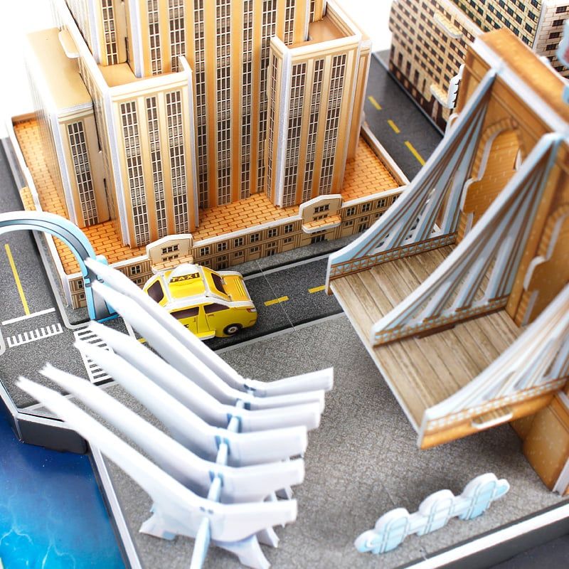  Mô Hình Giấy 3D Lắp Ráp CubicFun New York Cityline (123 mảnh) MC255h - PP030 
