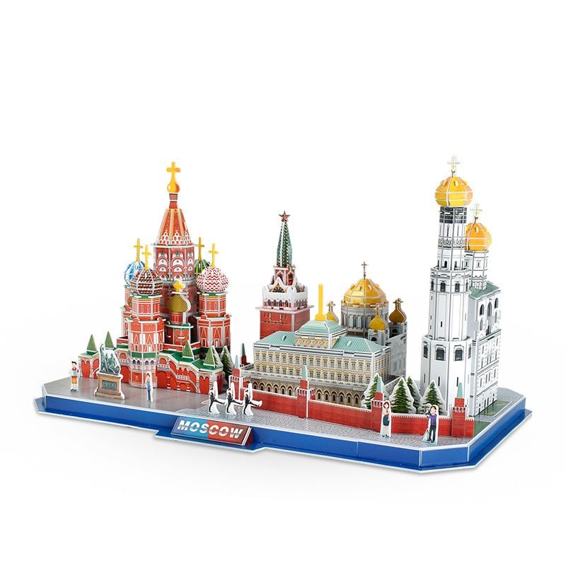  Mô Hình Giấy 3D Lắp Ráp CubicFun Moscow Cityline (204 mảnh) MC266h - PP031 