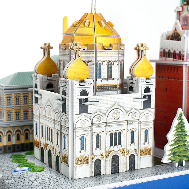  Mô Hình Giấy 3D Lắp Ráp CubicFun Moscow Cityline (204 mảnh) MC266h - PP031 