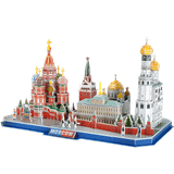  Mô Hình Giấy 3D Lắp Ráp CubicFun Moscow Cityline (204 mảnh) MC266h - PP031 