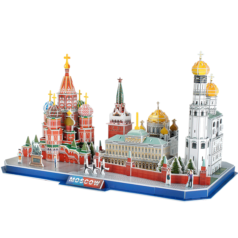  Mô Hình Giấy 3D Lắp Ráp CubicFun Moscow Cityline (204 mảnh) MC266h - PP031 