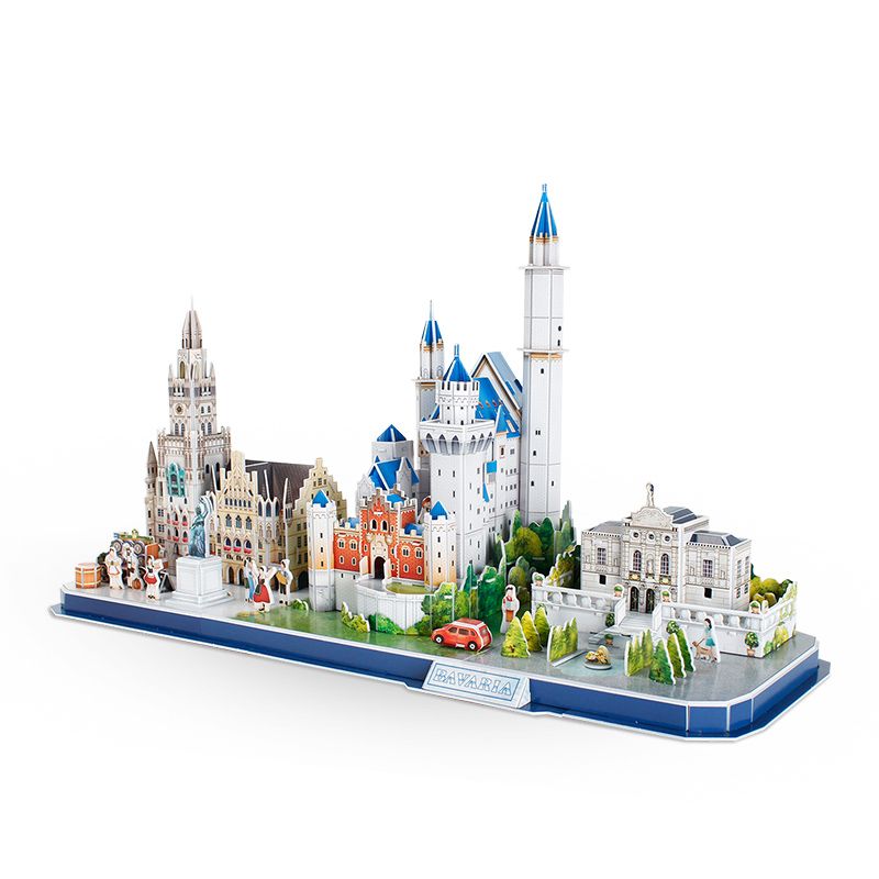  Mô Hình Giấy 3D Lắp Ráp CubicFun Bavaria Cityline MC267h (178 mảnh) - PP032 