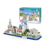  Mô Hình Giấy 3D Lắp Ráp CubicFun Bavaria Cityline (178 mảnh) MC267h - PP032 