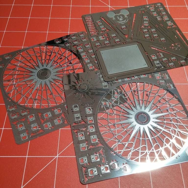  Mô Hình Kim Loại Lắp Ráp 3D Metal Mosaic Đu Quay Chuột Mickey (35 mảnh, Mouse Ferris Wheel) – MP845 