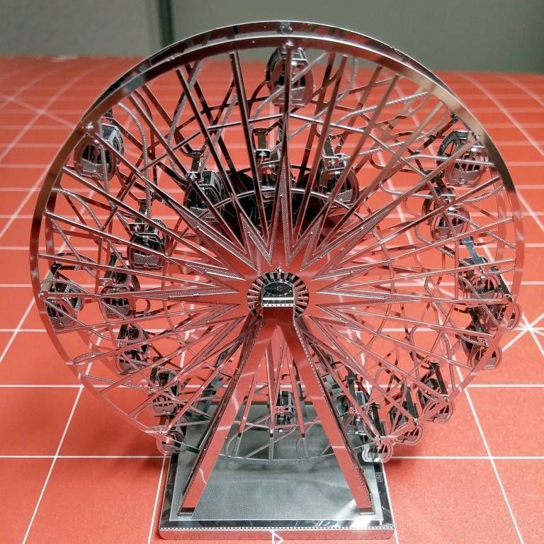  Mô Hình Kim Loại Lắp Ráp 3D Metal Mosaic Đu Quay Chuột Mickey (35 mảnh, Mouse Ferris Wheel) – MP845 