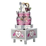  Mô Hình Kim Loại Lắp Ráp 3D Microworld Hộp Nhạc Bánh Kem Đám Cưới Wedding Cake – MP817 