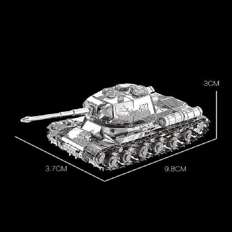  Mô Hình Kim Loại Lắp Ráp 3D Metal Head Xe Tăng JS-2 (68 mảnh, Tank) - MP1168 