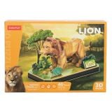  Mô Hình Giấy 3D Lắp Ráp CubicFun Con Sư Tử P856h (40 mảnh, Lion) - PP003 