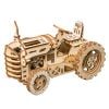 Mô Hình Gỗ 3D Lắp Ráp ROBOTIME Xe Máy Cày (136 mảnh, Tractor) LK401 - WP143