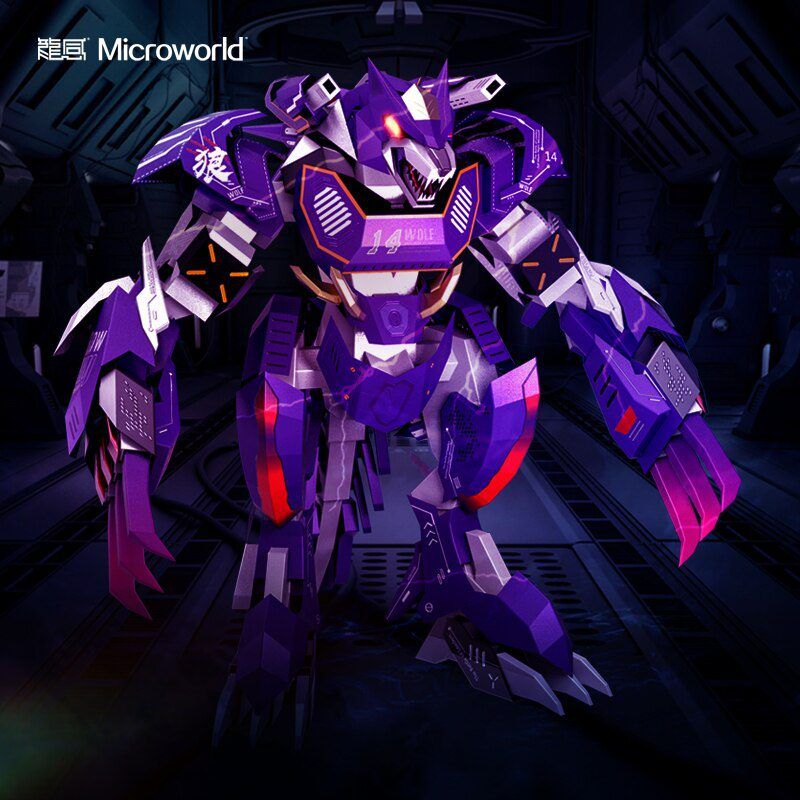  Mô Hình Kim Loại 3D Lắp Ráp Microworld Người Sói ( 255 mảnh, Werewolf) D014 - MP1047 