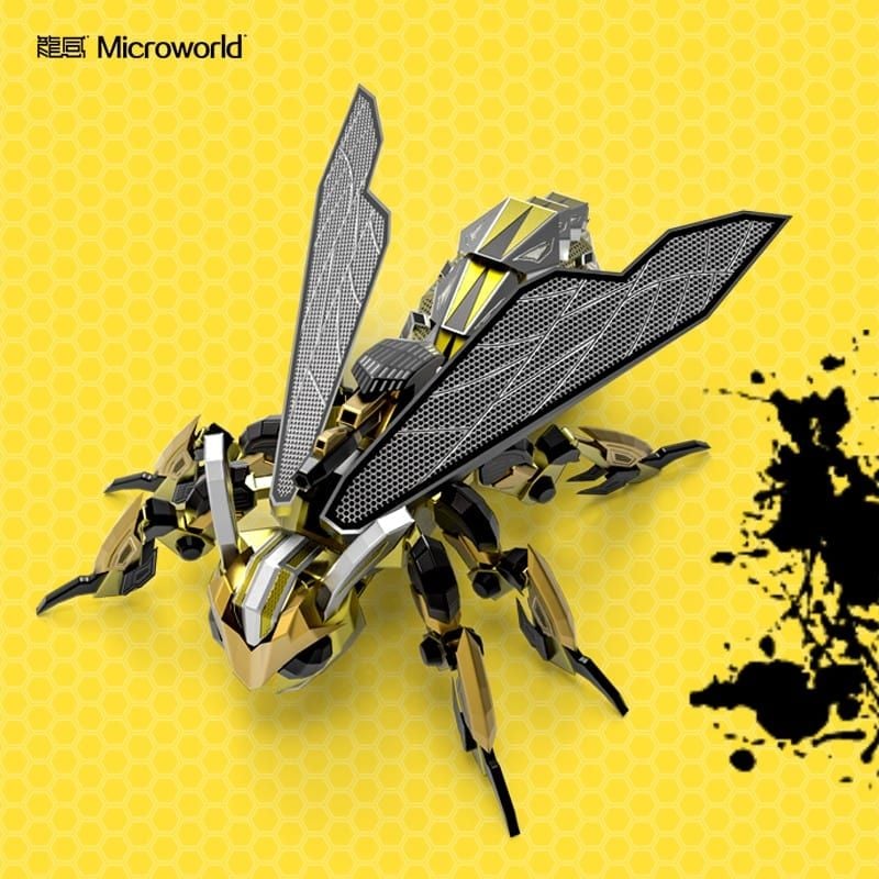  Mô Hình Kim Loại 3D Lắp Ráp Microworld Ong Bắp Cày (151 mảnh, Hornet) D015 - MP1039 