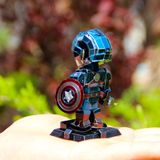  Mô Hình Kim Loại Lắp Ráp 3D Metal Head Marvel Captain America – MP899 