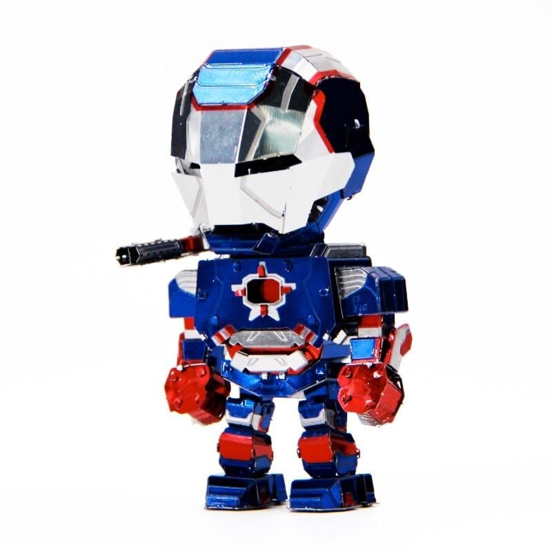  Mô Hình Kim Loại Lắp Ráp 3D Metal Head Marvel Iron Patriot (100 mảnh) – MP861 