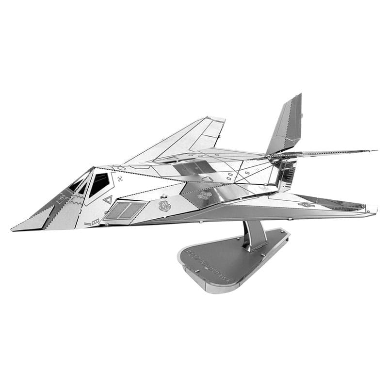  Mô Hình Kim Loại Lắp Ráp 3D Metal Head Tiêm Kích F117 Nighthawk (20 mảnh) – MP931 
