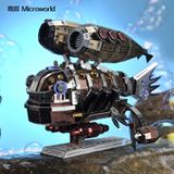 Mô Hình Kim Loại Lắp Ráp 3D Microworld Con Cá Voi Whale Base – MP975 
