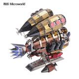  Mô Hình Kim Loại Lắp Ráp 3D Microworld Con Cá Voi Whale Base – MP975 