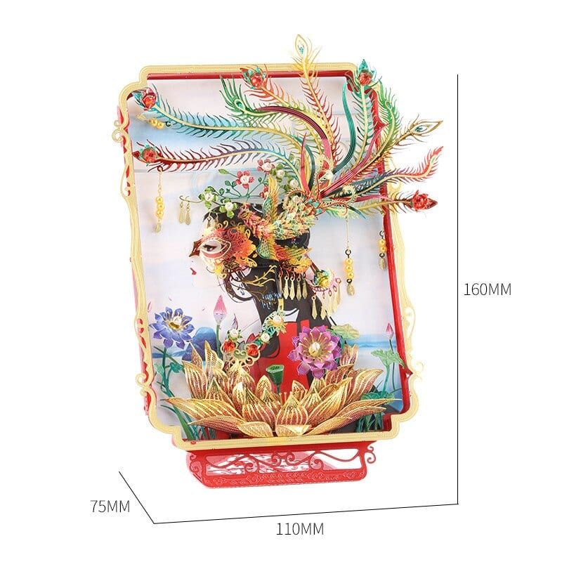 Mô Hình Kim Loại Lắp Ráp 3D Metal Works Minh Hữu Lâu Ming Shi Lou  MP   ArtPuzzlevn