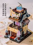  Mô Hình Kim Loại Lắp Ráp 3D MU Tiệm Hán Phục Trung Hoa (59 mảnh, Travel to World - China Old Style Clothes) YM-N104-D – MP895 