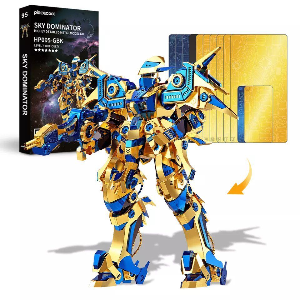  Mô Hình Kim Loại Lắp Ráp 3D Piececool Sky Dominator (489 mảnh) HP095-GBK – MP341 