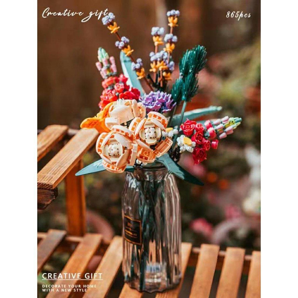  Mô Hình Nhựa 3D Lắp Ráp Bó Hoa (Flower Bouquet, 756 mảnh) - LG0081 