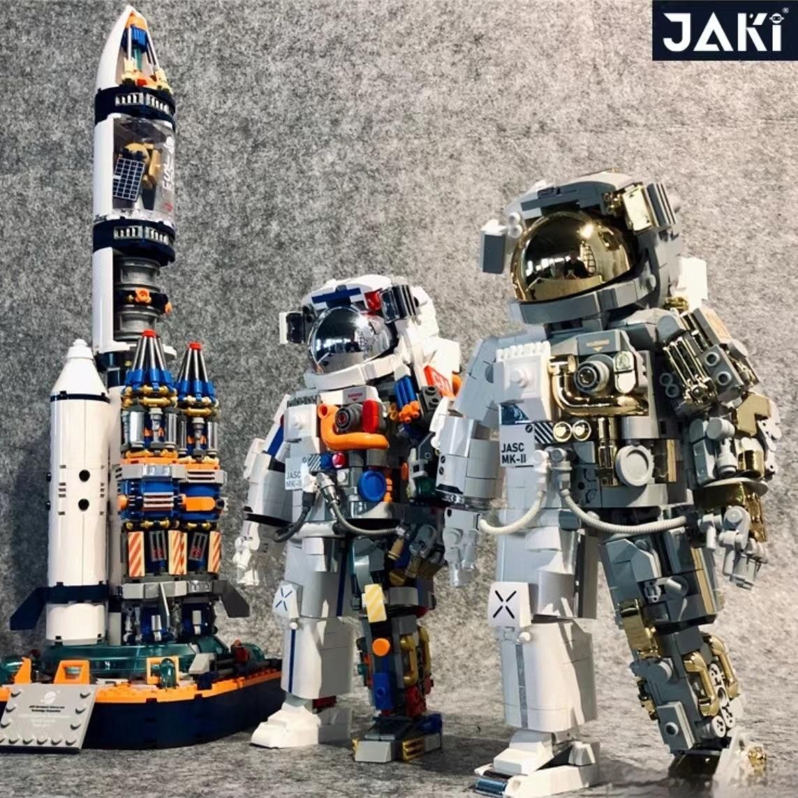  Mô Hình Nhựa 3D Lắp Ráp JAKI  Phi hành gia (900 mảnh, Astronaut) JK9106 - LG0167 