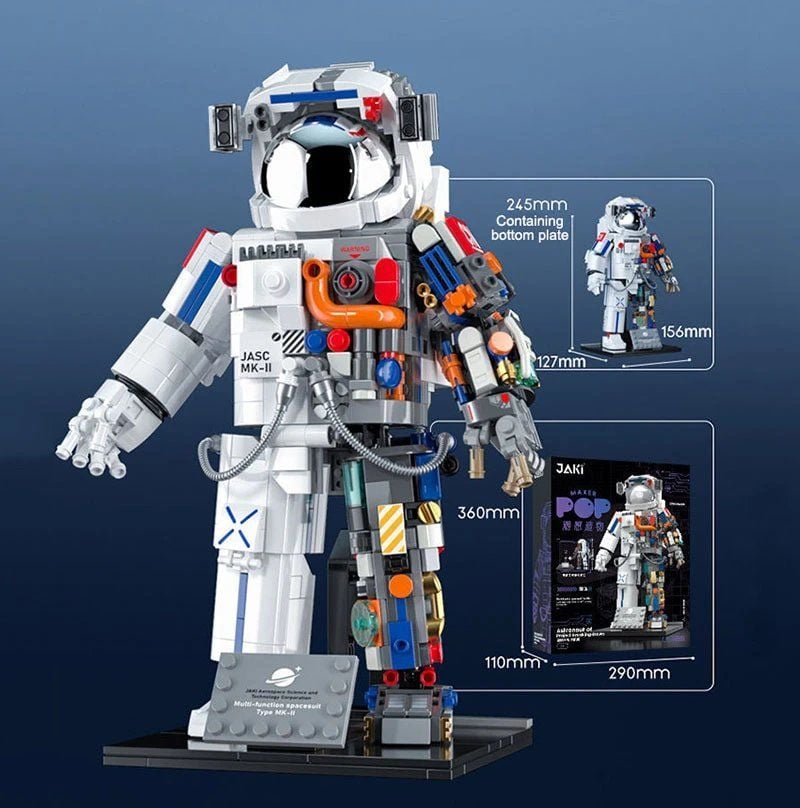  Mô Hình Nhựa 3D Lắp Ráp JAKI  Phi hành gia (900 mảnh, Astronaut) JK9106 - LG0167 