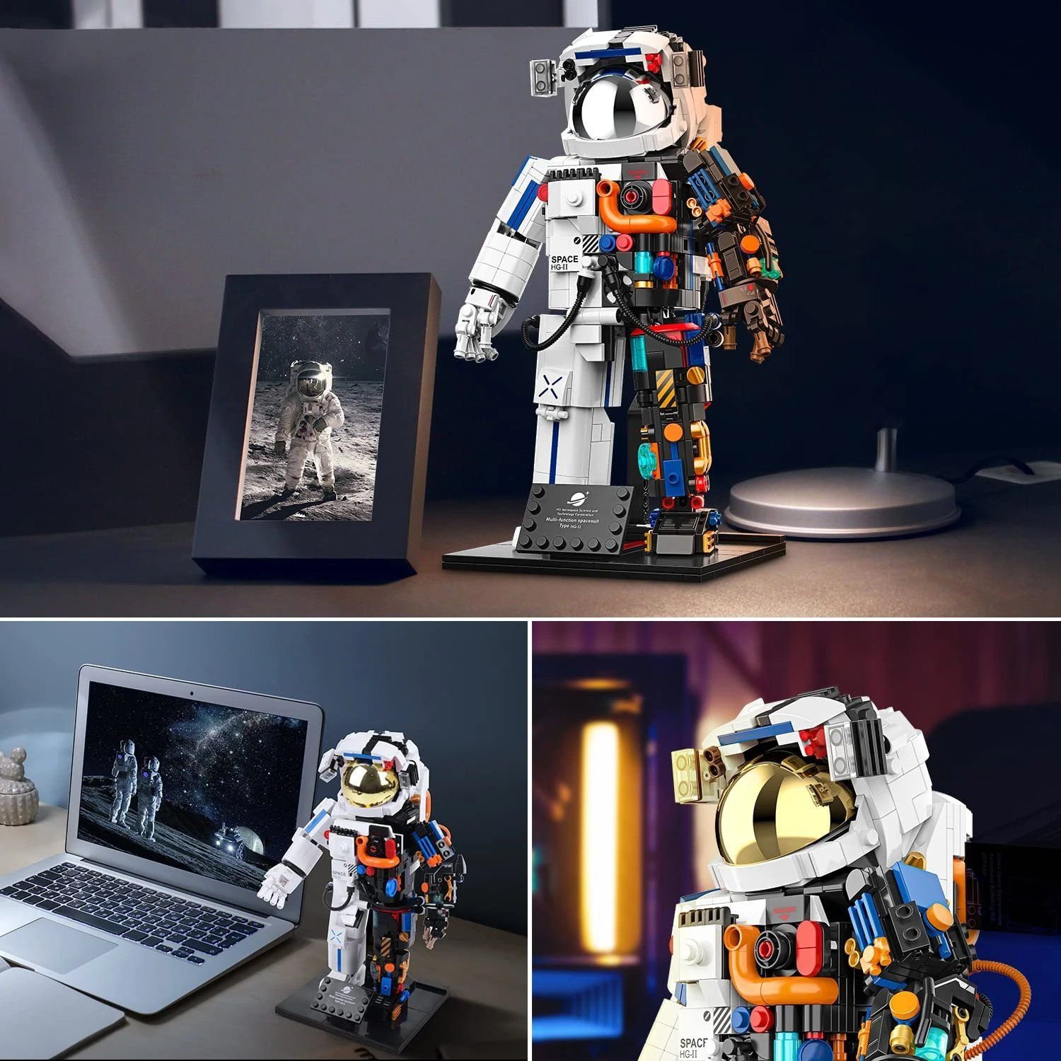  Mô Hình Nhựa 3D Lắp Ráp JAKI  Phi hành gia (900 mảnh, Astronaut) JK9106 - LG0167 