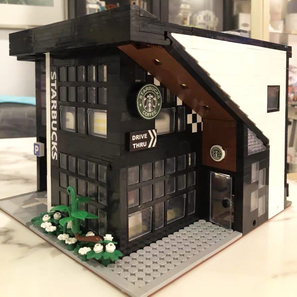  Mô Hình Nhựa 3D Lắp Ráp Quán cà phê hiện đại (2926 mảnh, Modern Cafe) 86005 – LG0104 