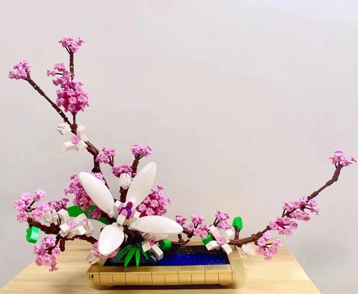  Mô Hình Nhựa 3D Lắp Ráp QiZhiLe Cây Đinh Hương (500 mảnh, Clove) 92008 – LG0106 