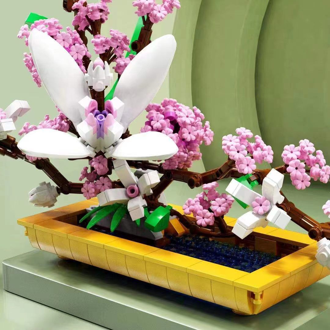  Mô Hình Nhựa 3D Lắp Ráp QiZhiLe Cây Đinh Hương (500 mảnh, Clove) 92008 – LG0106 