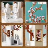  Mô Hình Nhựa 3D Lắp Ráp QiZhiLe Cây Hoa Đào (600 mảnh, Peach Blossom Tree)  92011 – LG0099 