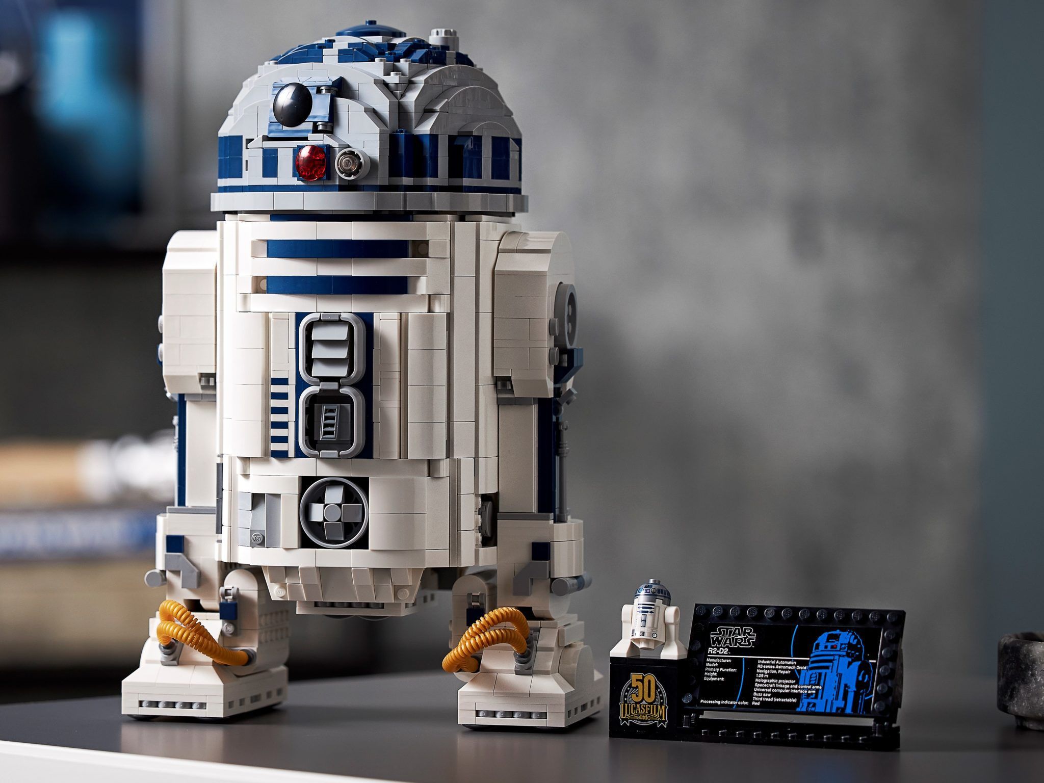  Mô Hình Nhựa 3D Lắp Ráp Star Wars Robot R2-D2 (2411 mảnh, Robot) 99914 - LG0090 