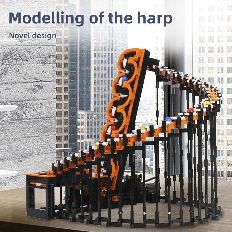  Mô Hình Nhựa 3D Lắp Ráp MOULD KING Harp Track 26008 (1508 mảnh, có chuyển động) - LG0108 