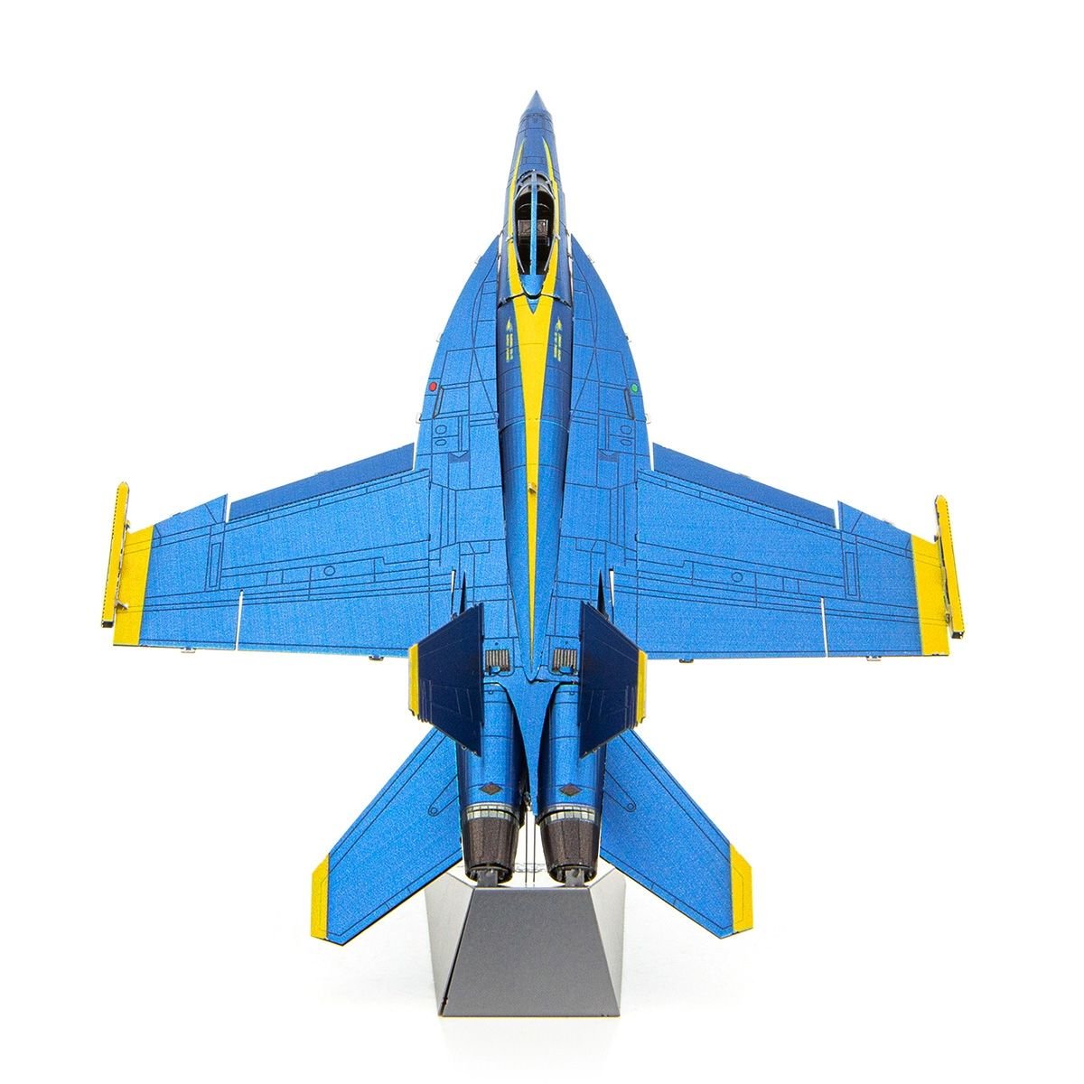 Mô Hình Kim Loại Lắp Ráp 3D Metal Head Máy Bay (45 mảnh, Blue Angels F/A-18 Super Hornet) – MP1163 