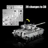  Mô Hình Kim Loại Lắp Ráp 3D Metal Head Xe Tăng Chủ Lực MK50 (68 mảnh, Tank) - MP1169 