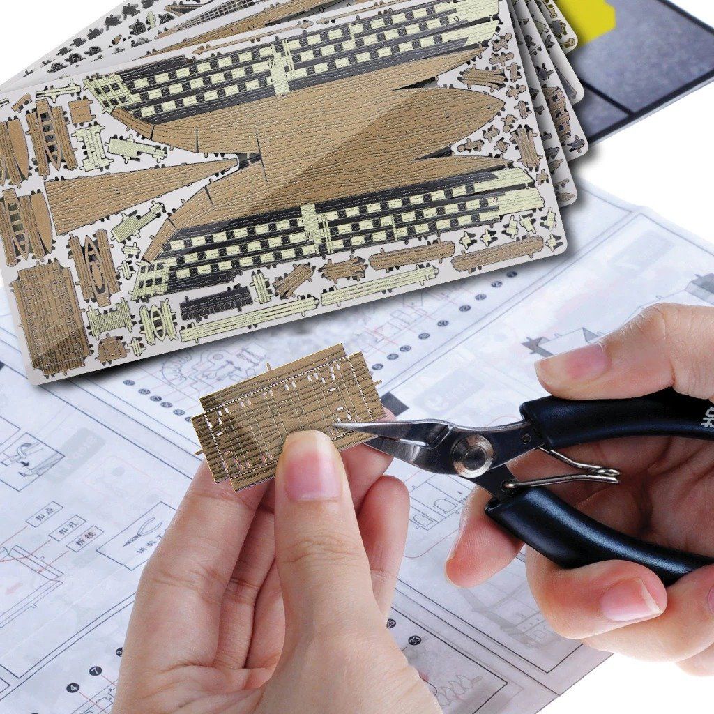  Mô Hình Kim Loại 3D Lắp Ráp Piececool Tàu Chiến Tuyến HMS Victory (388 mảnh) HP364-KS - MP1234 