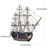  Mô Hình Kim Loại 3D Lắp Ráp Piececool Tàu Chiến Tuyến HMS Victory (388 mảnh) HP364-KS - MP1234 