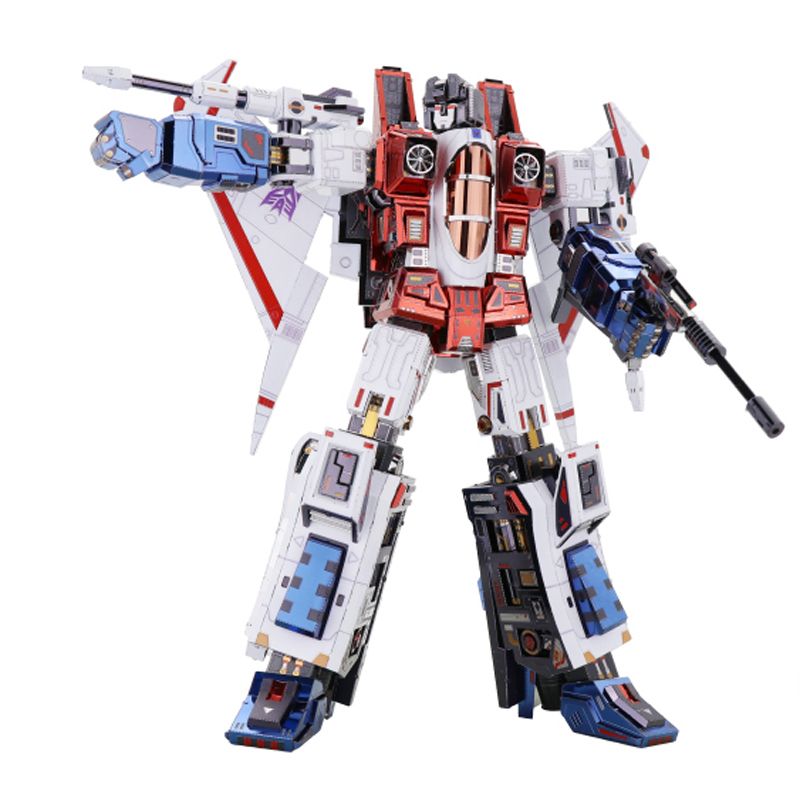  Mô Hình Kim Loại Lắp Ráp 3D MU Transformers Starscream (408 mảnh, Generation 1) YM-L078 – MP743 