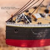  Mô Hình Kim Loại Lắp Ráp 3D MU Tàu Titanic (581 mảnh, Đế Gỗ, Đèn LED) MY-N007 – MP1281 
