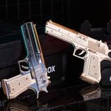  Mô Hình Gỗ 3D Lắp Ráp MU Súng Lục Đồ Chơi Desert Eagle (275 mảnh, Màu Bạc) MY-N009AB - WP260 