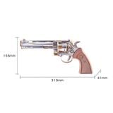 Mô Hình Gỗ 3D Lắp Ráp MU Súng Lục Đồ Chơi Revolver (224 mảnh, Màu Bạc, Colt Anaconda) MY-N012A - WP261 