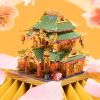  Mô Hình Kim Loại Lắp Ráp 3D MU Di Hồng Viện (82 mảnh, Không LED, Yihong Courtyard) YM-N079-E – MP797 