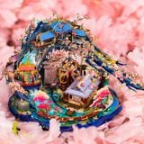  Mô Hình Kim Loại 3D Lắp Ráp MU Mùa Xuân Hoa Đào Nở (247 mảnh, Peach Blossom Fairyland) YM-N111 - MP1157 