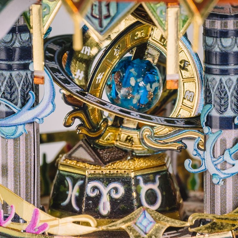 Mô Hình Kim Loại Lắp Ráp 3D MU Lâu Đài Đế Vương Atlantis (280 mảnh, Đế Mica Màu, Lost world Atlantis) YM-N117 – MP1005 