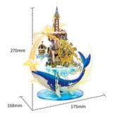  Mô Hình Kim Loại 3D Lắp Ráp MU Công Viên Giải Trí Starlit (236 mảnh, Đế Mica Màu, Amusement Park) YM-N122 - MP1045 