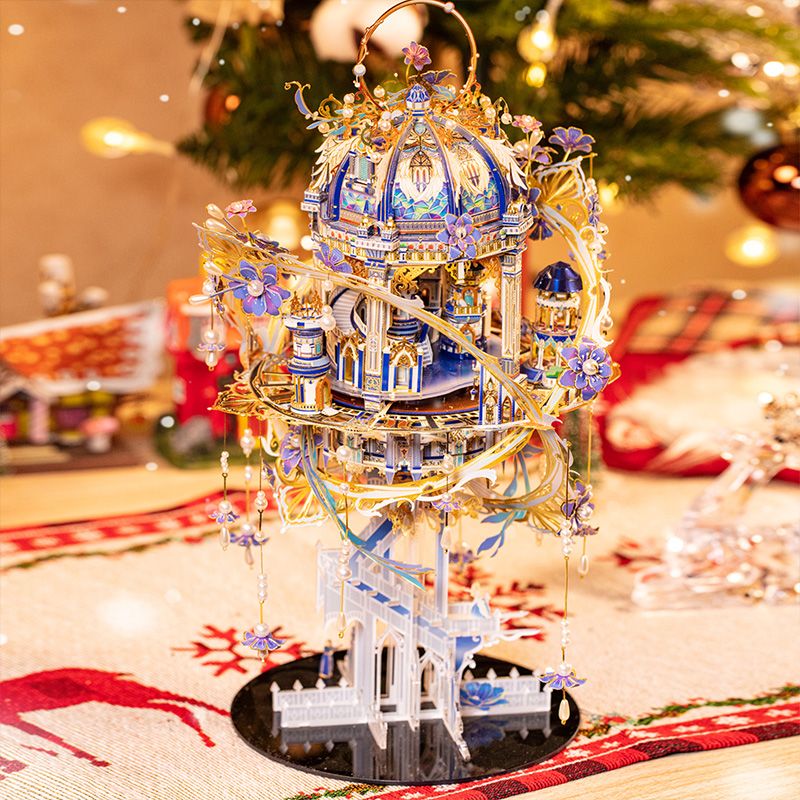  Mô Hình Kim Loại Lắp Ráp 3D MU Romeo và Juliet (331 mảnh, Đế Mica Màu, Có LED, Có Chuyển Động) YM-N133 – MP1262 